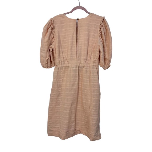Free People Slow Pace Midi Size Medium Brand New Peach‎ Pink Salmon - Picture 10 of 12